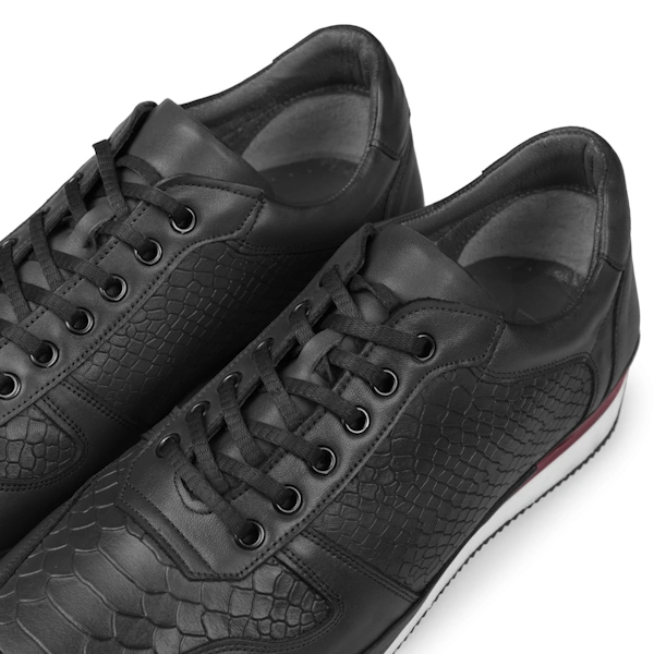 Adidas barbatesc din piele naturala neagra